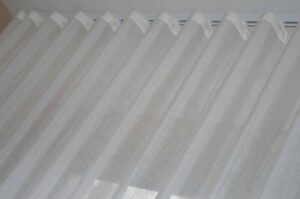 Ripplefold drapery panel