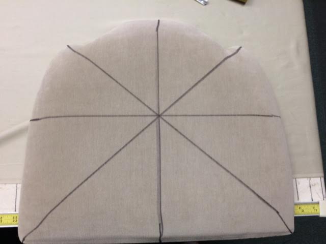 Chair seat before