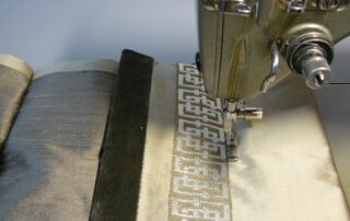 The difficult fabrics narrow band looks beautiful.