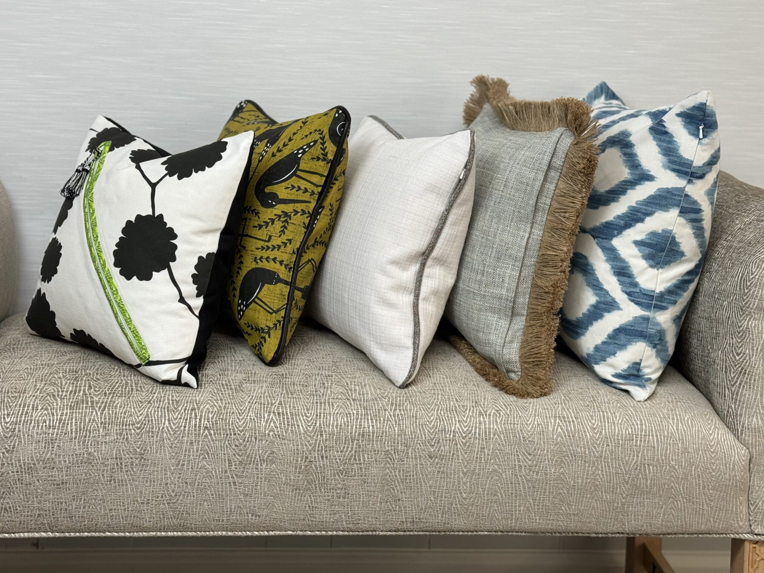 Zippers in Pillows