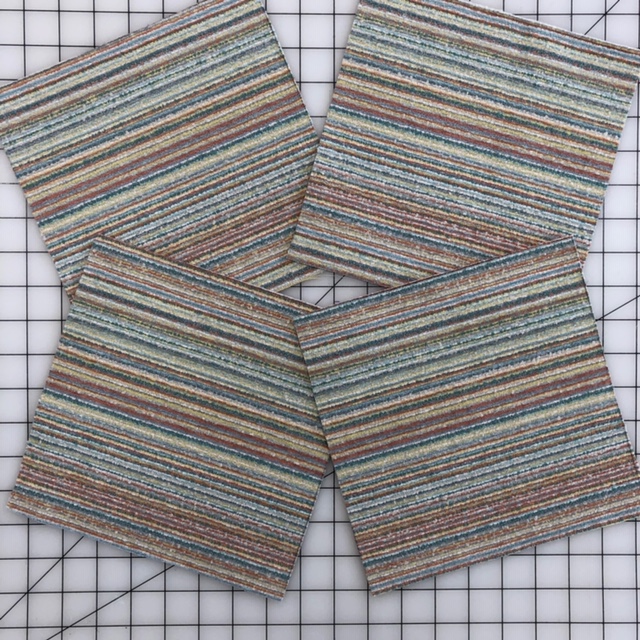 For a blocked squares pillow, you'll need 4 squares of the same or contrasting fabrics.