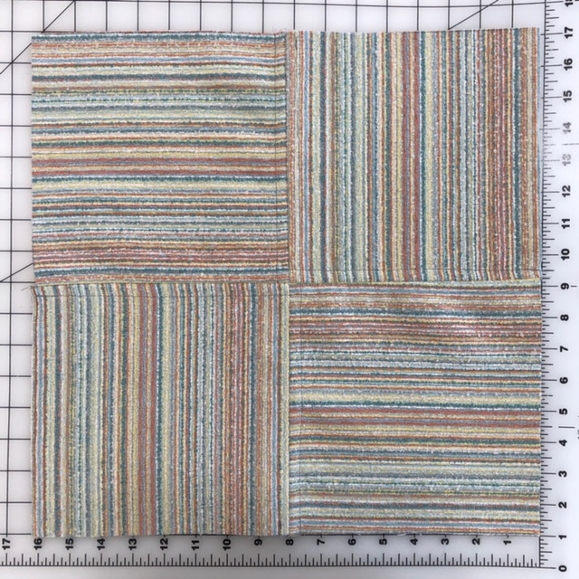 The blocked squares pillow front is now complete