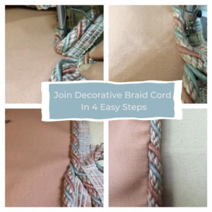 Joining Decorative Braid Cord Join Decorative Braid Cord