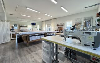 The workroom addition in 2018.