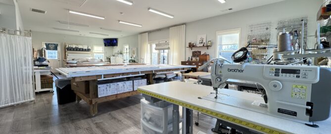 The workroom addition in 2018.
