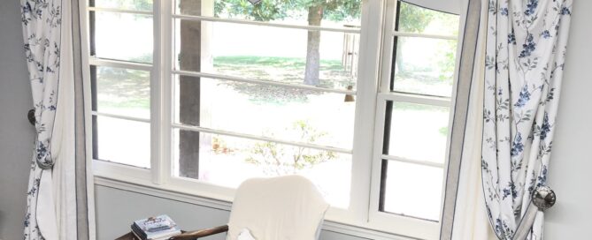 Designs by Donna sample room window treatment.
