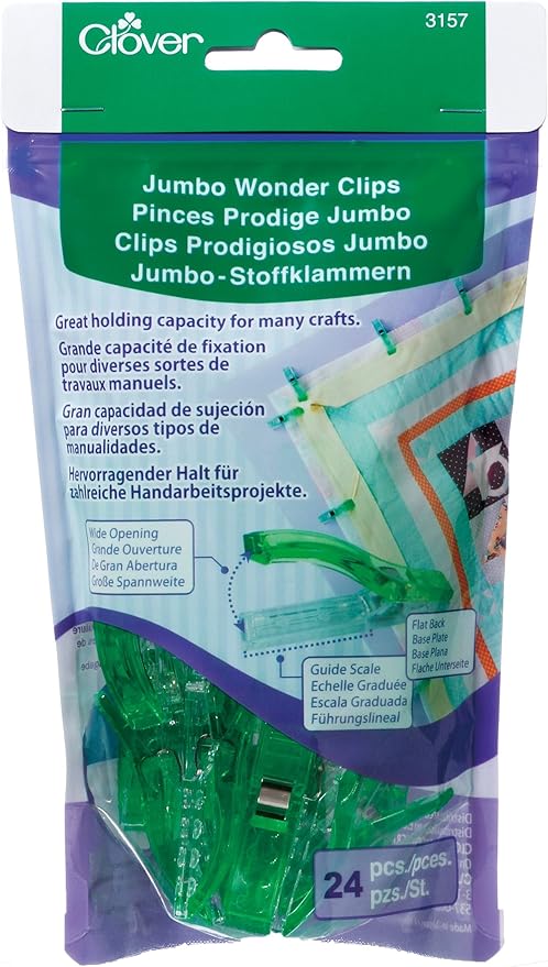 A handy aid in the workroom for holding fabrics instead of pins.