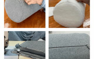 bolster pillows collage