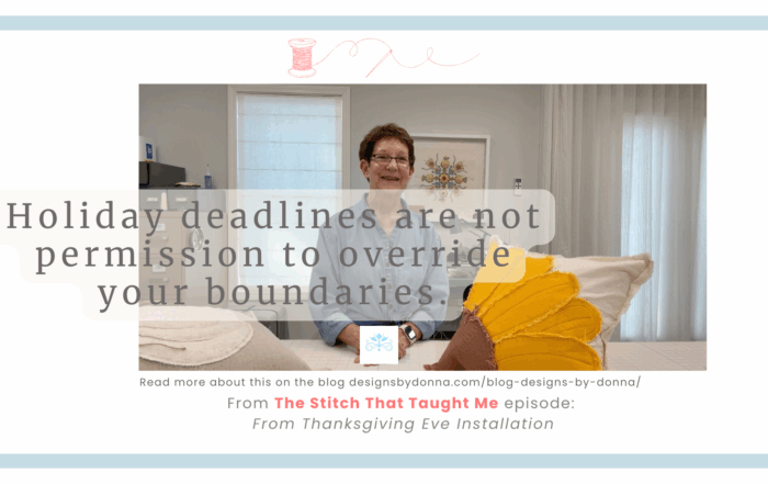 Thanksgiving Eve Installation